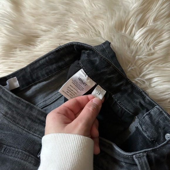 VERVET High Rise Ankle Skinny Stretch Jeans - Picture 4 of 5